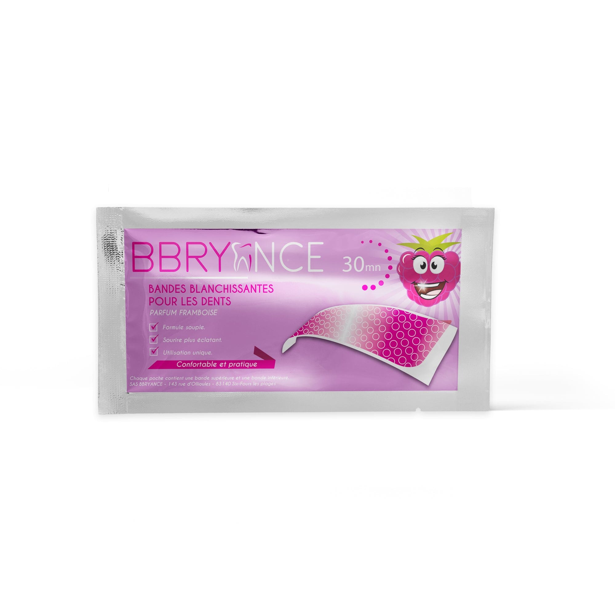 STRIPS BLANCHISSANT FRAMBOISE Soin dentaire Bbryance